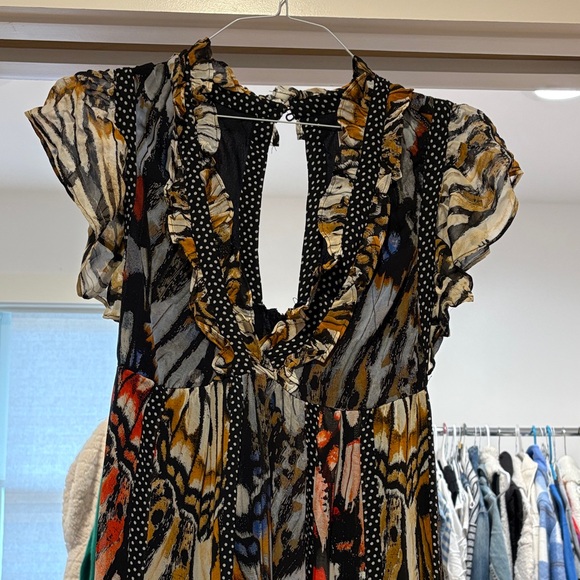 Maeve Butterfly print Maxi Dress - Picture 4 of 4